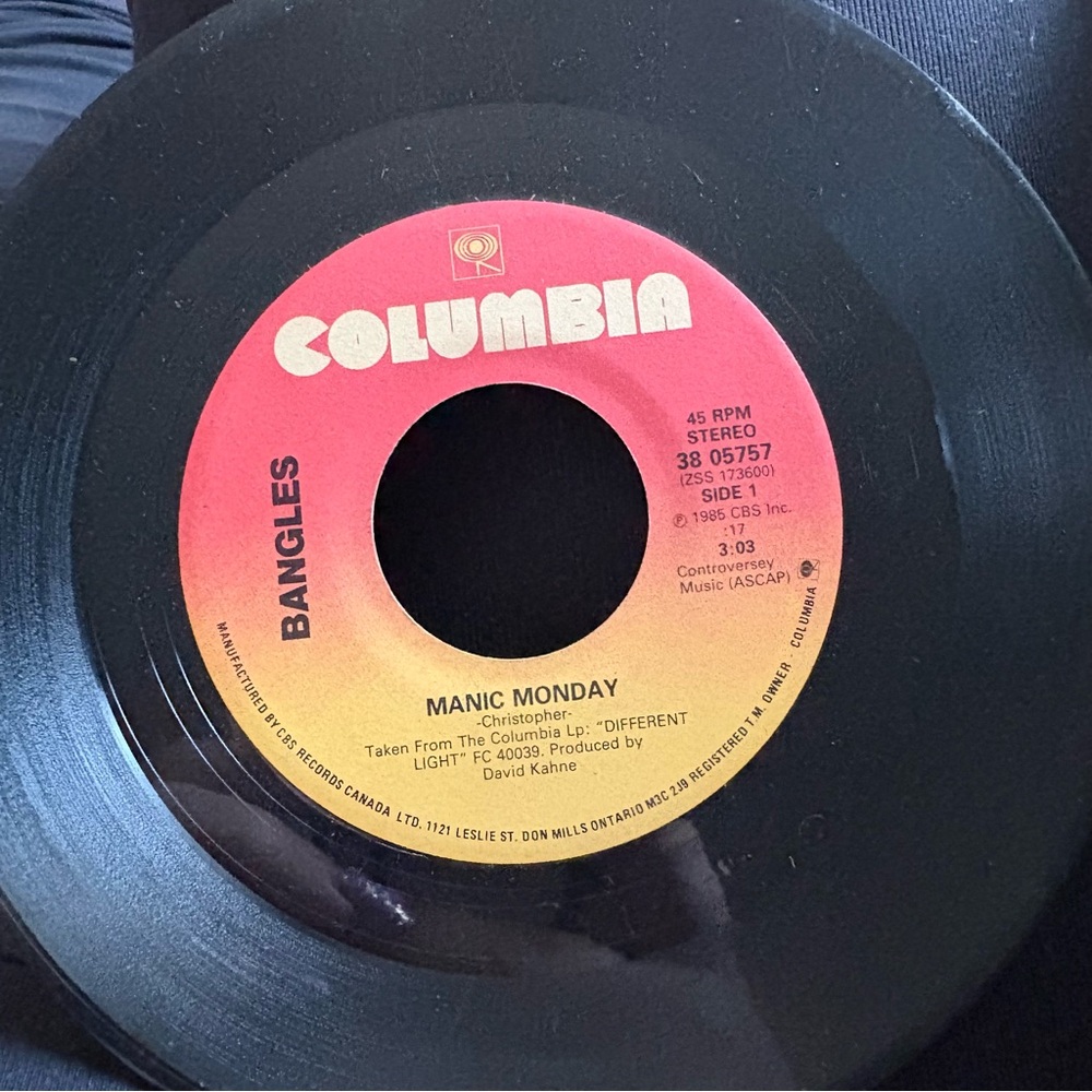 Vintage vinyl records